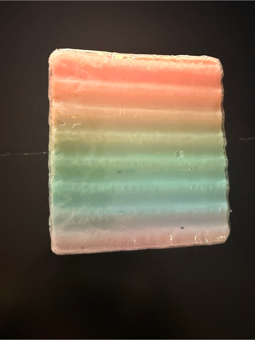 Kids Rainbow Stripe Soap Bar - Pink, Green, Blue